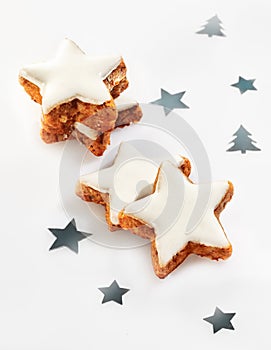 Crunchy Christmas star cookies