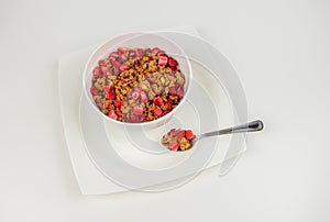 Crunchy corn flakes photo