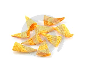 Crunchy corn snacks