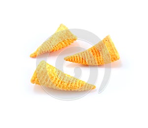 Crunchy corn snacks photo