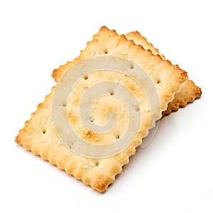 Cracker isolated on white background