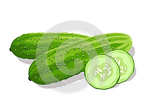 Crunchy cucumber photo