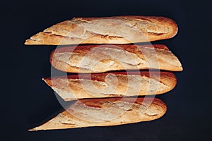 Crunchy french baguette - Image