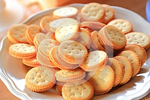 Crunchy fresh biscuits