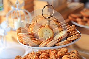 Crunchy fresh biscuits