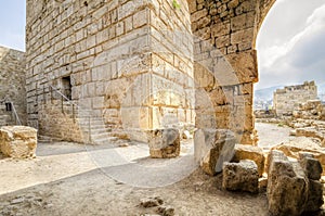 Crusader castle, Byblos, Lebanon