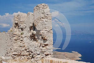 Crusader castle ruins, Halki