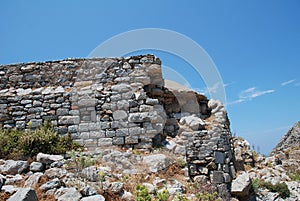 Crusader castle on Tilos