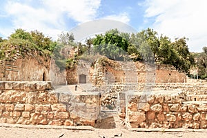 Crusader Farmhouse Ruins - Aqua Bella Springs near Jerusalem