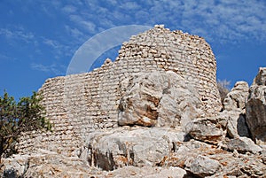 Crusader Knights castle, Tilos