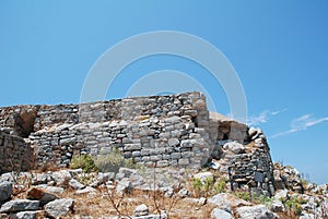 Crusader Knights castle on Tilos