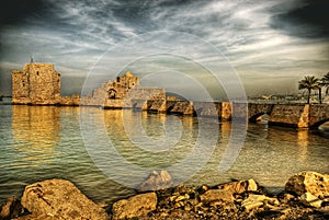 Crusader Sea Castle, Sidon (Lebanon) photo