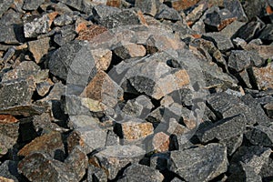 Crushed andesite