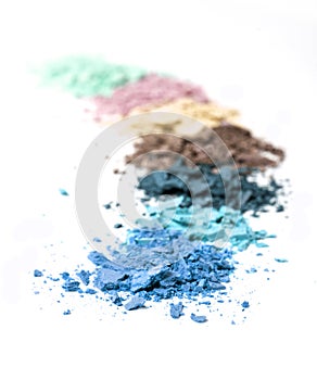 Crushed eyeshadow