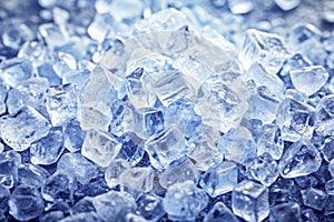 crushed ice in front of the white background