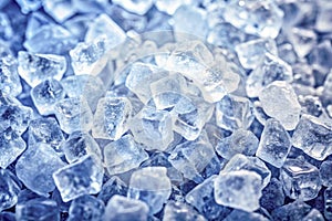 crushed ice in front of the white background