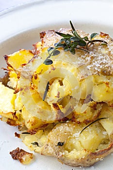 Crushed Roast Potatoes