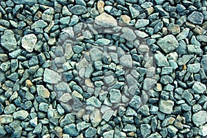 Crushed rocks background photo