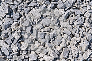 Crushed stone background