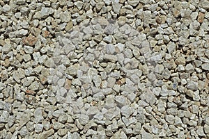 Crushed stone for construction