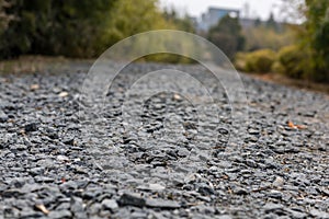 Crushed stone pavement-subgrade