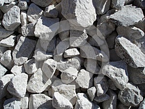 Crushed stone texture