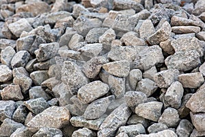 Crushed stone texture