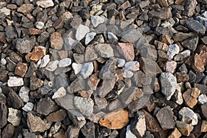 Crushed stones