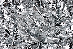 Crushed tinfoil