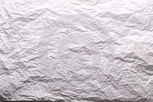 Crushed white paper