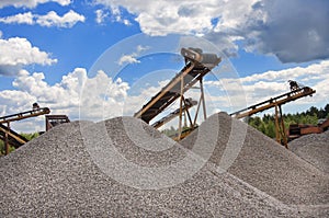 Crushing and screening plant