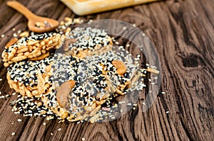 Crust Rice with White Sesame.