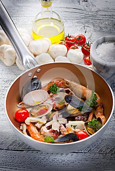 Crustacean over casserole