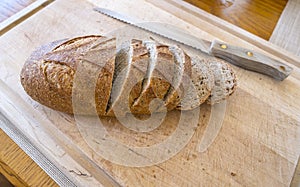 Crusty Wholewheat Bread