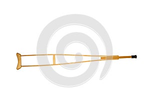 Crutch isolated on white background