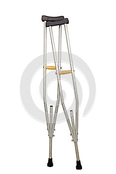 Crutch isolated on white background photo