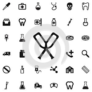 Crutches icon