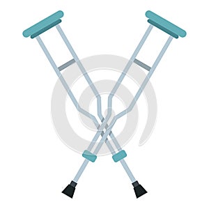 Crutches icon photo