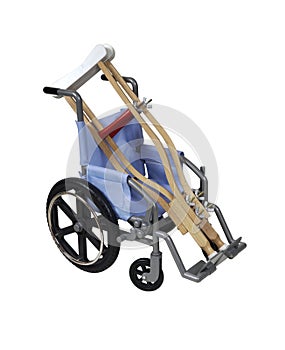 Crutches and Wheelchair