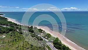 Cruzeiro Beach In Porto Seguro Bahia. Brazil Northeast.