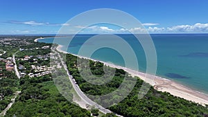 Cruzeiro Beach In Porto Seguro Bahia. Brazil Northeast.