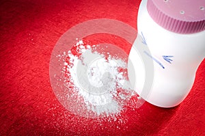 Crying Baby talcum powder container