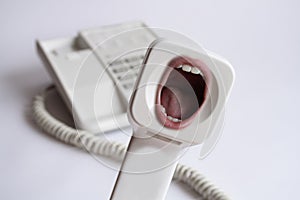 Crying Telephone Receiver