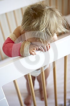 Crying Toddler With Arm In Cast