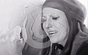Crying woman