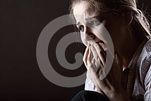 Crying woman