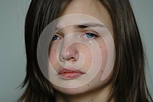 Crying young woman