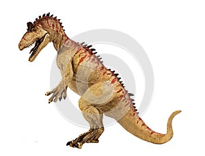 Cryolophosaurus , Dinosaur on isolate background