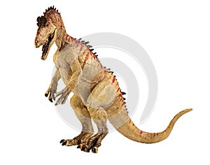 Cryolophosaurus , Dinosaur on isolate background