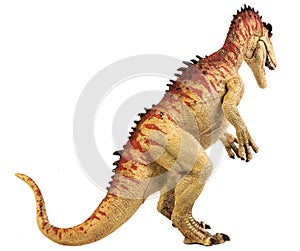 Cryolophosaurus , Dinosaur on isolate background
